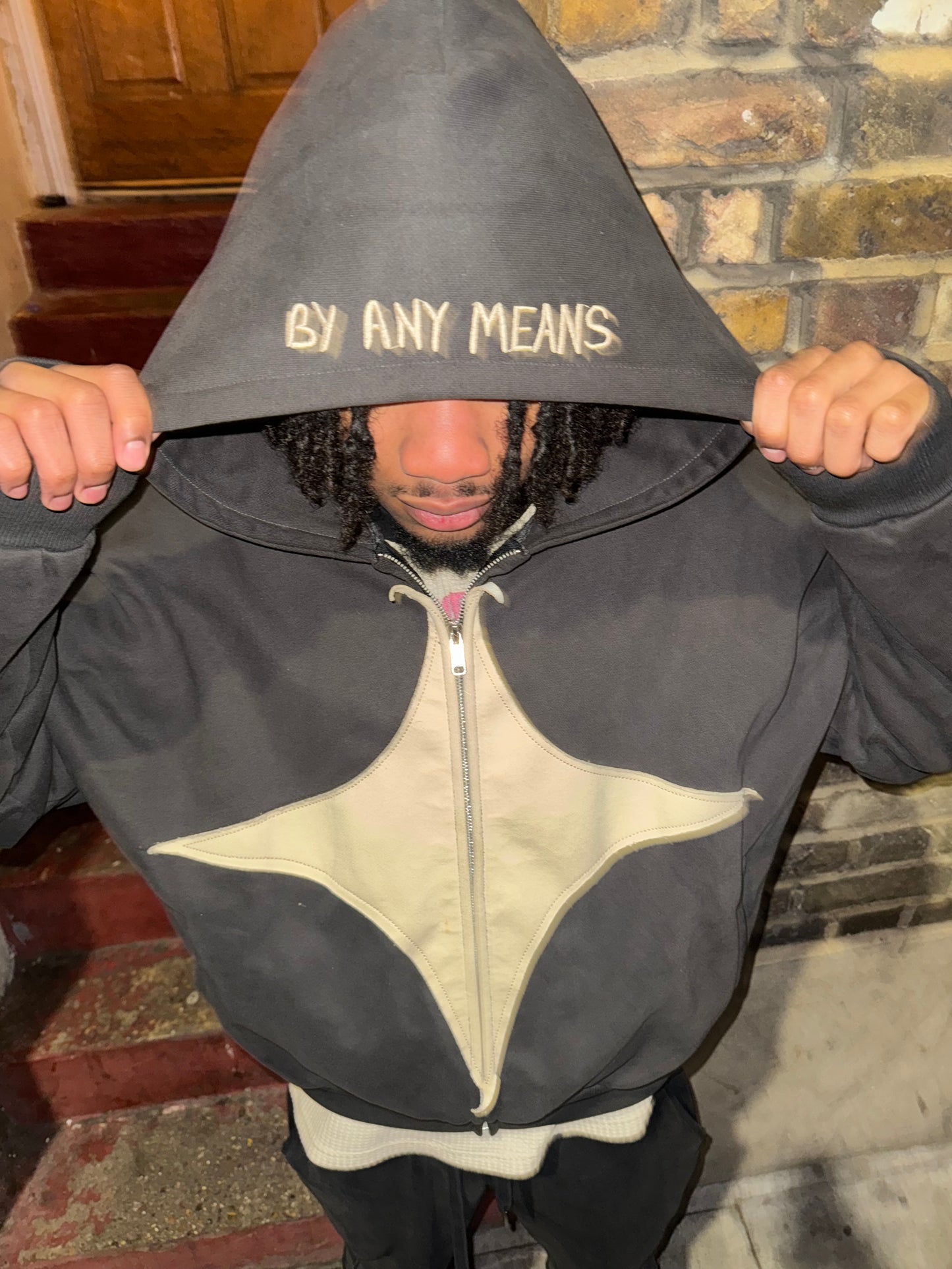 ‘STAR GAZING’ ZIP UP HOODIE